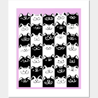 Black Cats, White Cats Posters and Art